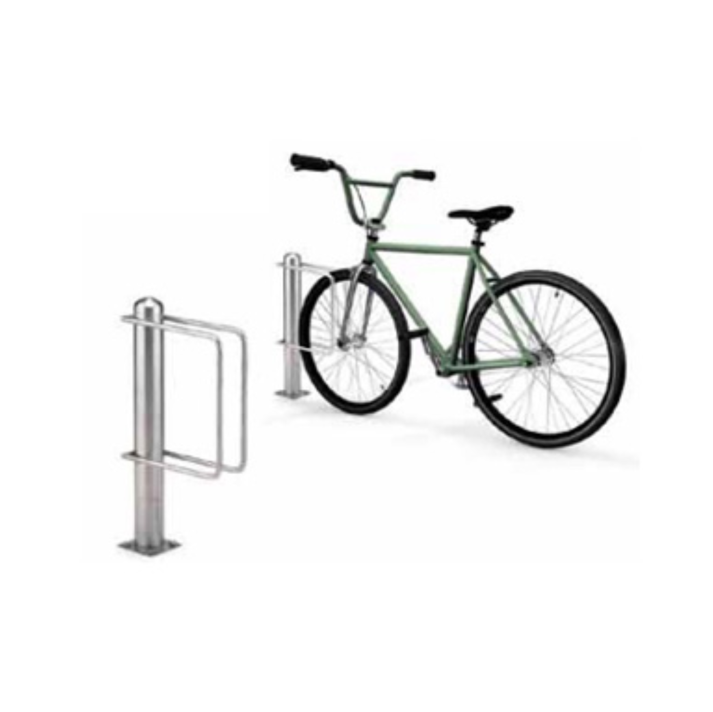 Bicycle Stand Stainless Steel Single Module Post